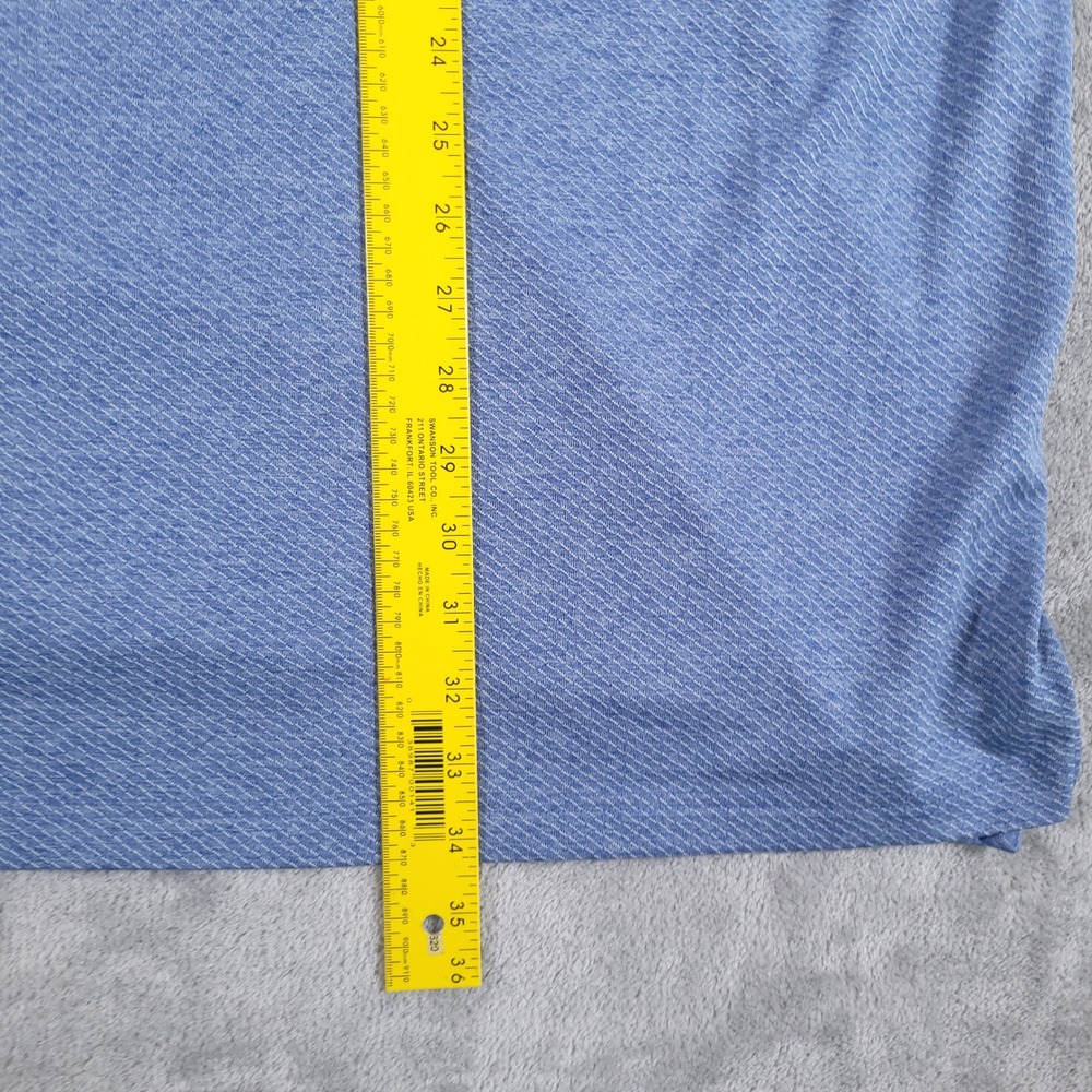 Callaway Shirt Mens 3XLT Blue Opti-Dri Polo Short Sleeve Textured Golf Stretch - Picture 6 of 8